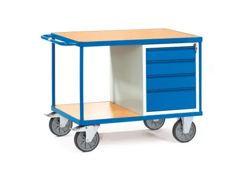 Zware Werkplaatswagens 2474 600kg 1050x700mm Ral5007