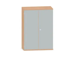 Kantoorkast 1150x800x430mm Decor Romp Beuken Decor Front Lichtgrijs - 1