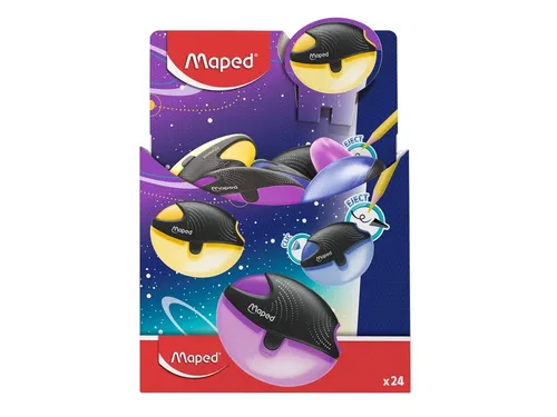 Puntenslijper Maped Galactic 1 gaats display à 24 stuks assorti