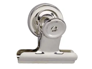 Papierklem MAUL magnetisch vierkant 40mm capaciteit 25mm zilver - 3