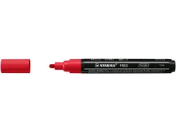 Acrylmarker STABILO Free Acrylic T300 karmijnrood 2-3mm