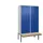 PBM-locker met bank,HxBxD 2120x1200x815mm,4vak,vak B 300mm,cil.-slot