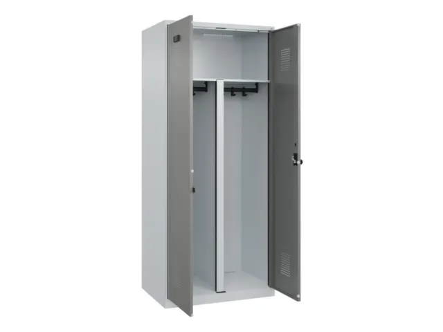 PBM-locker,HxBxD 1850x800x500mm,2vak,vak B 400mm,draaigrendel