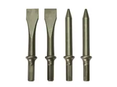 4 Beitels Met Zeskantschacht