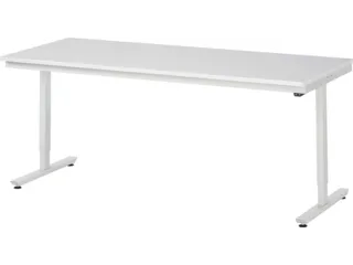 Werkbank elektrisch hoogte verstelbaar 720-1120x2000x800mm wit RAL7035 - 1