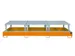 bac de rétention,p. 3xIBC,vol. rétention 1000l,HxlxP 780x3850x1460mm