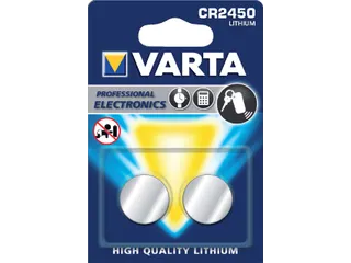 Batterij Varta knoopcel CR2450 lithium blister à 2 stuks - 2