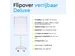 BRASQ Flipover Mobiel Deluxe 70x100cm Magnetisch Wit met accessoires