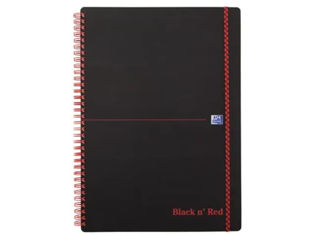 Schrift ZwArt Rood A4 Ruit 140 blz PP