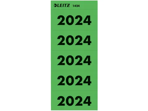 Rugetiket Leitz 2026 80mm groen 100st