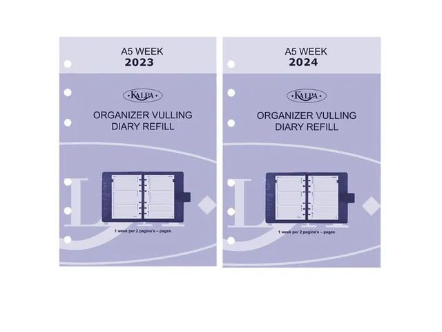 Agendavulling 2026 Kalpa A5 7dagen/2pagina's