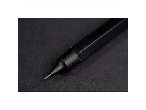Rhodia scRipt zeshoekig vulpotlood 0.5mm Aluminium Zwart