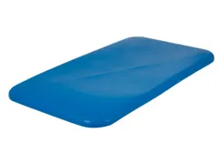 Deksel Voor Verrijdbare Rechthoekige Bak 450 Liter Blauw