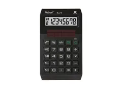 Calculator Rebell ECO 10 BX zwart hand 8 digit Blauwe Engel certificaa