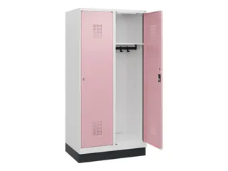 schoollocker,HxBxD 1630x800x500mm,2vak,vak B 400mm,cil.-slot,sokkel - 1