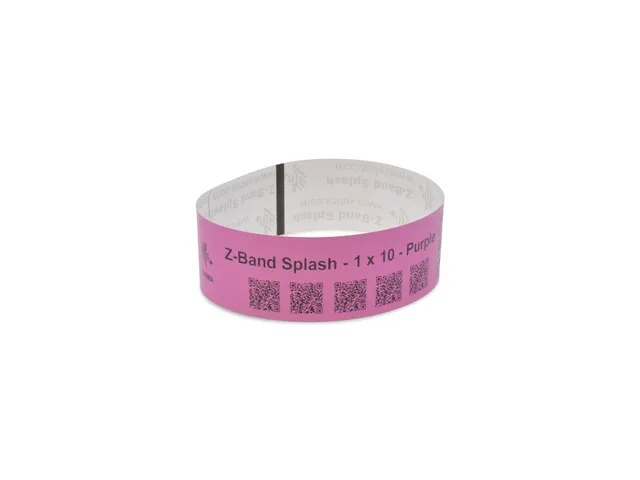 Zebra Z-Band Splash 10012717-7K paars 25mmx254mm 6 x 350 stuks