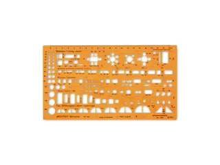 Sjabloon Standardgraph gecombineerd architectsjabloon 1:100 - 1