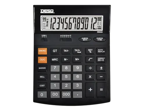 Rekenmachine Desq X-Large Check & Correct