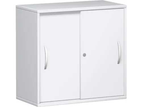 schuifdeurkast,HxBxD 720x800x430mm,decor romp wit,decor front wit