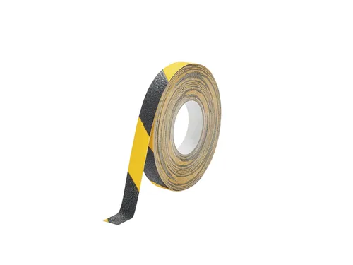 Antisliptape DURALINE GRIP+ 25mmx15m geel-zwart