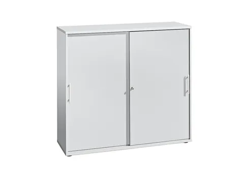 schuifdeurkast,HxBxD 1100x1200x400mm,2xhouten vloer,golfgreep