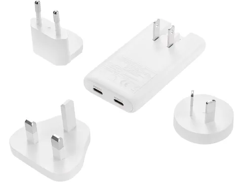 Sandberg 4-in-1 Travelcharger 2x USB-C 65W incl. wereldadapters
