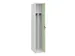 locker voor scheiding van kleding,HxBxD 1850x300x500mm,1vak