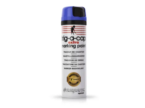 Markeerspray Voor Bouwplaatsen Blauw Fluorescerend 500Ml