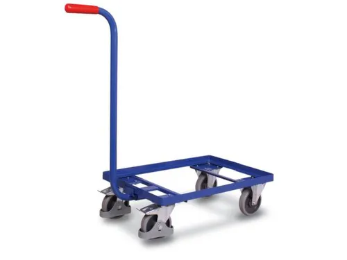 Platformwagen Duwstang 250kg Open Laadvloer Lxb 615x414mm
