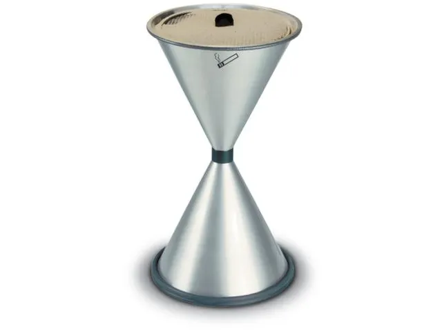 Zandasbak Staalplaat Draaimechaniek Aluminium Nieuw Zilver