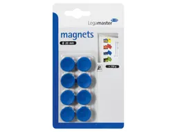 Magneet Legamaster 20mm 250gr blauw 8 stuks