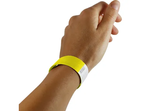 Polsband Combicraft Tyvek geel 100 stuks