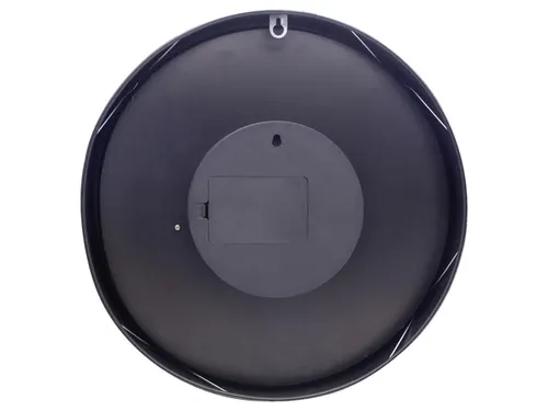 Wandklok Nextime 36cm Gear Clock zwart metaal/glas