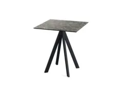 bistrotafel,HxBxD 730x700x700mm,rechthoekig,4voeten zwart