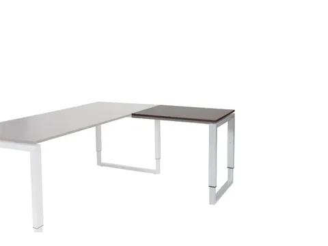 Domino Plus Aanbouw Hoogte Verstelbaar 800x600mm Logan Eiken 25mm Alu