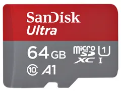 Geheugenkaart Sandisk MicroSDXC Ultra 64GB (140mb/s C10 - SDA UHS-I)