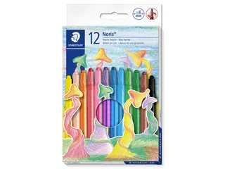 Waxpotlood Staedtler Norix twister set 12 kleuren - 1
