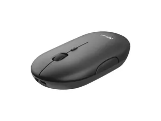 Muis Trust Puck Draadloos Oplaadbaar zwart - 1