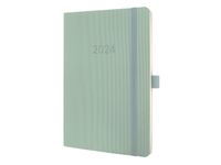Weekagenda Conceptum A5 2024 (NL/FR/EN/DU) Mint Green Softcover