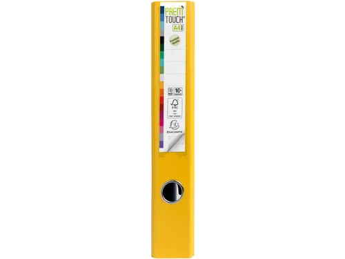 Ordner PP Prem'Touch A4maxi 50mm geel