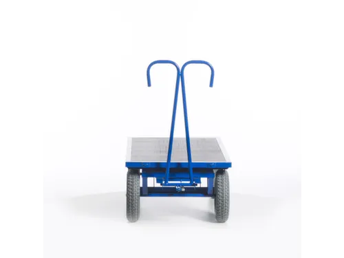 Handtrekwagen 1000kg 1600x800mm Luchtbanden Ral5010