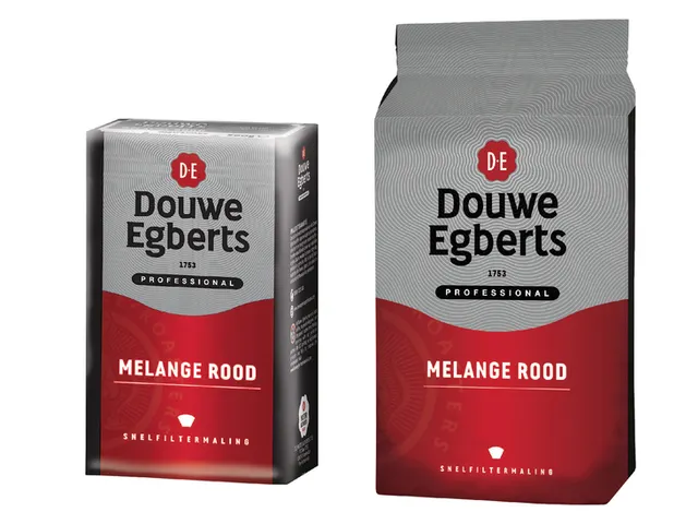 Koffie Douwe Egberts snelfiltermaling Roodmerk 1000 Gram
