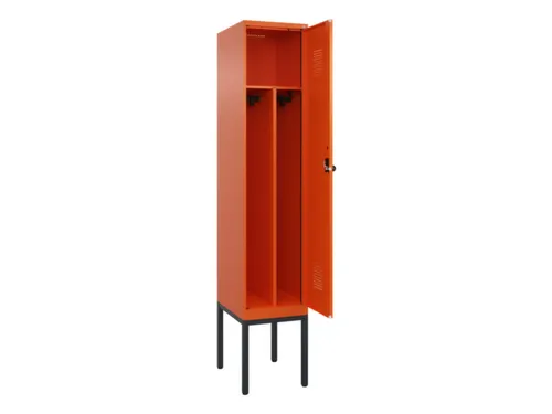 locker voor scheiding van kleding,HxBxD 2120x400x500mm,1vak
