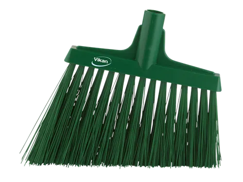 Hygiene 2914-2 Hoekbezem Groen harde lange schuine vezels 290m