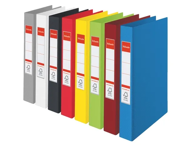 Ringband Esselte 2 rings A4 25mm Pp Zwart O-mech