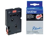 Brother Tape P-Touch 12 Mm, Zwart Op Fluo Oranje