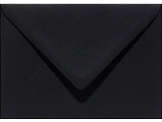 Envelop Papicolor EA5 156x220mm ravenzwart pak à 6 stuks