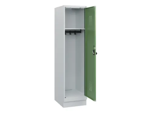 schoollocker,HxBxD 1630x400x500mm,1vak,vak B 400mm,draaigrendel,sokkel