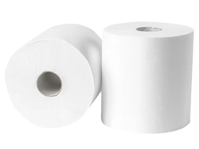 Poetsrol Midi Cellulose 2-laags Wit FSC