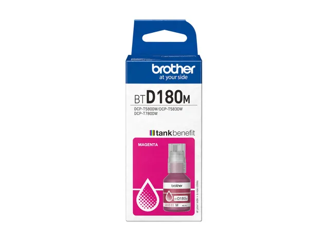 Navulinkt Brother BT-D180M rood